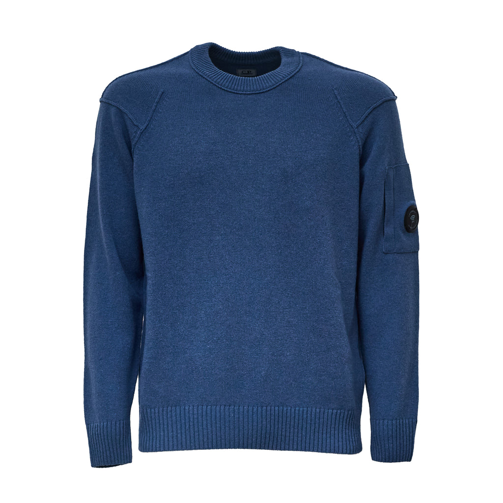 Lambswool Grs Crewneck Lens Sweater