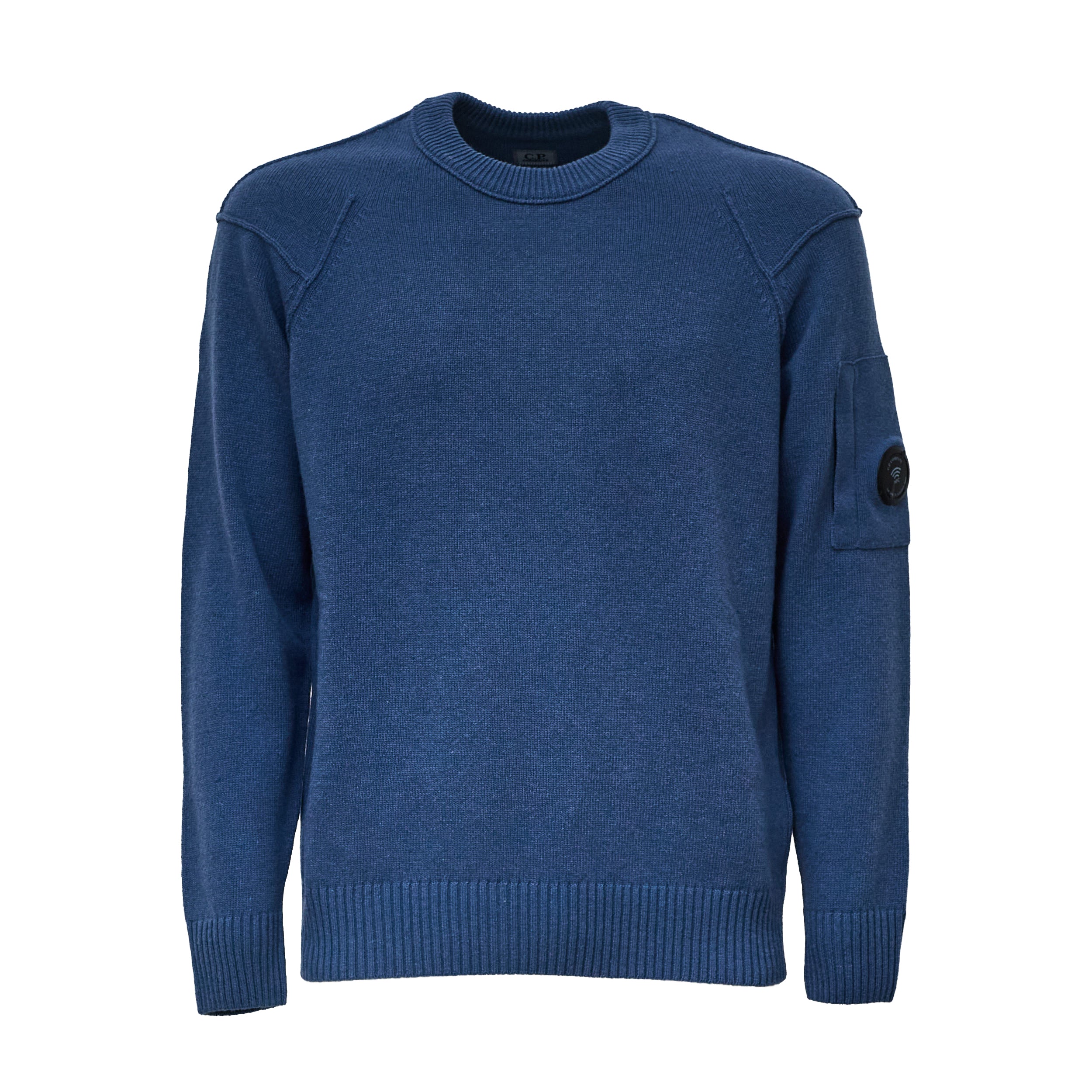 Lambswool Grs Crewneck Lens Sweater