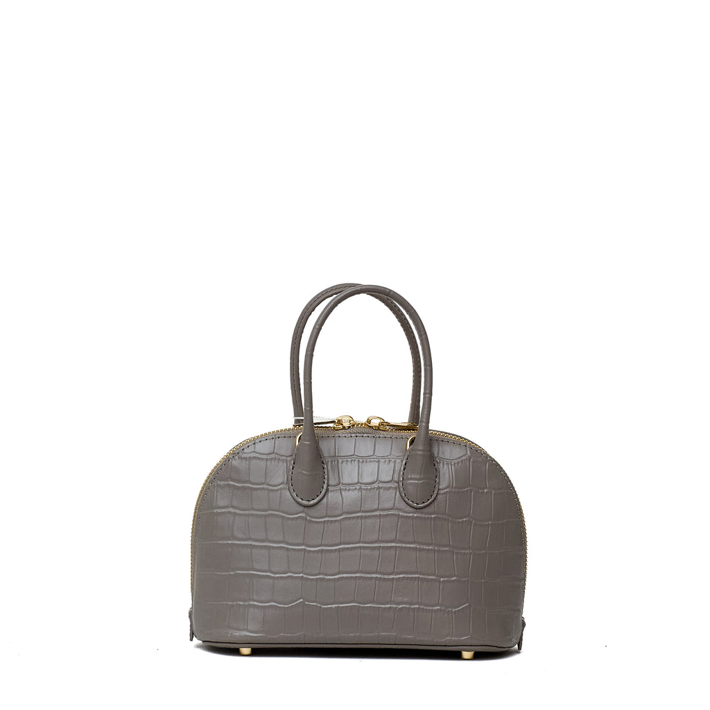 Croc Leather Toast Mini Bag