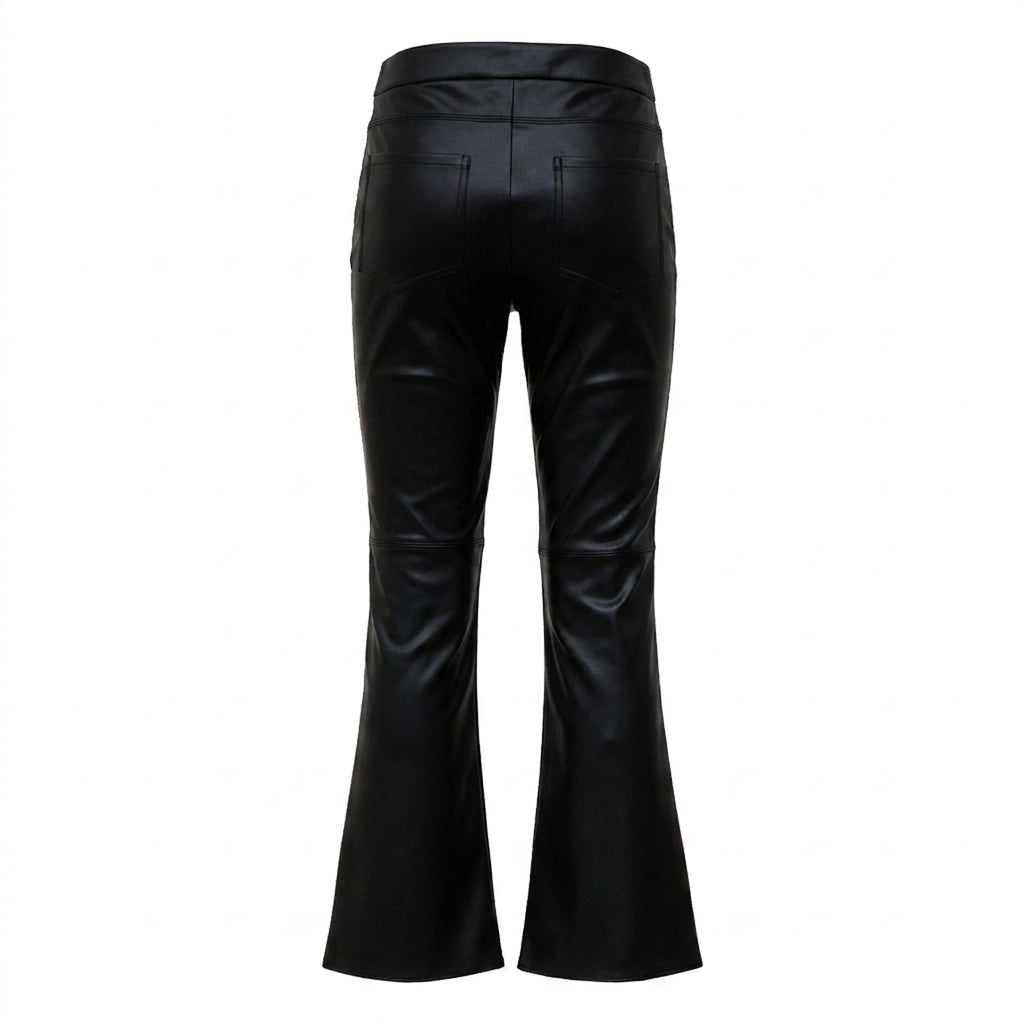 Pantaloni Sublime In Jersey Effetto Pelle