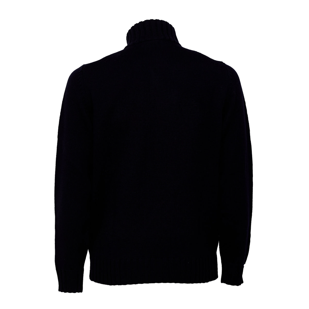Maglia Mezza Zip In Lana Merino