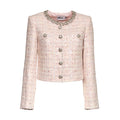 Pink Sequin Boucle Jacket