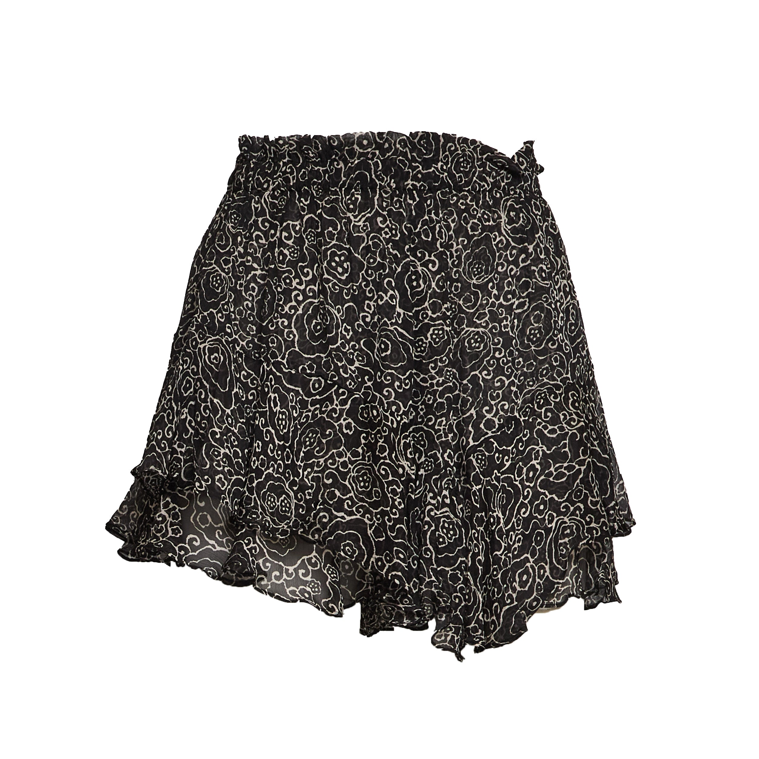 Sornel Crinkled Chiffon Shorts