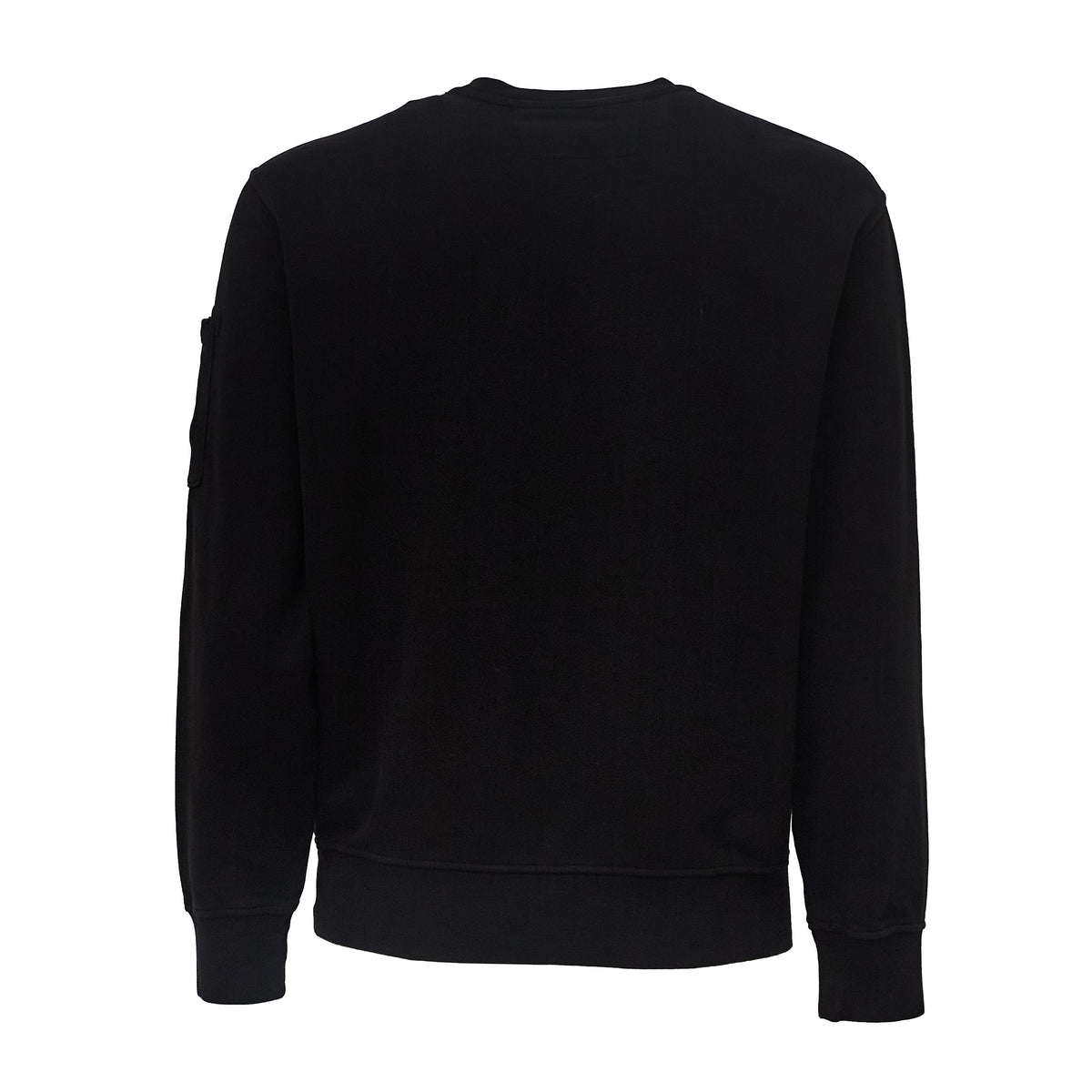 Brushed And Emerized Diagonal Fleece Crewneck Lens Sweatshirt