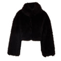 Salia Faux Fur Cropped Jacket Molé