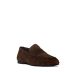 Aven Suede Brown Leather Loafers