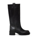 Sajan Vintage Effect Brown Leather Boots