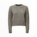 Lalia Donegal Round Neck Cable Sweater