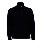Maglia Mezza Zip In Lana Merino