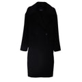 Cappotto Bruno In Lana, Cashmere Zibellinato