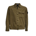 Overshirt Brushed Organic Cotton Canvas Old Effect