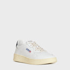 Sneakers Medalist Low In Pelle Bianca, Space