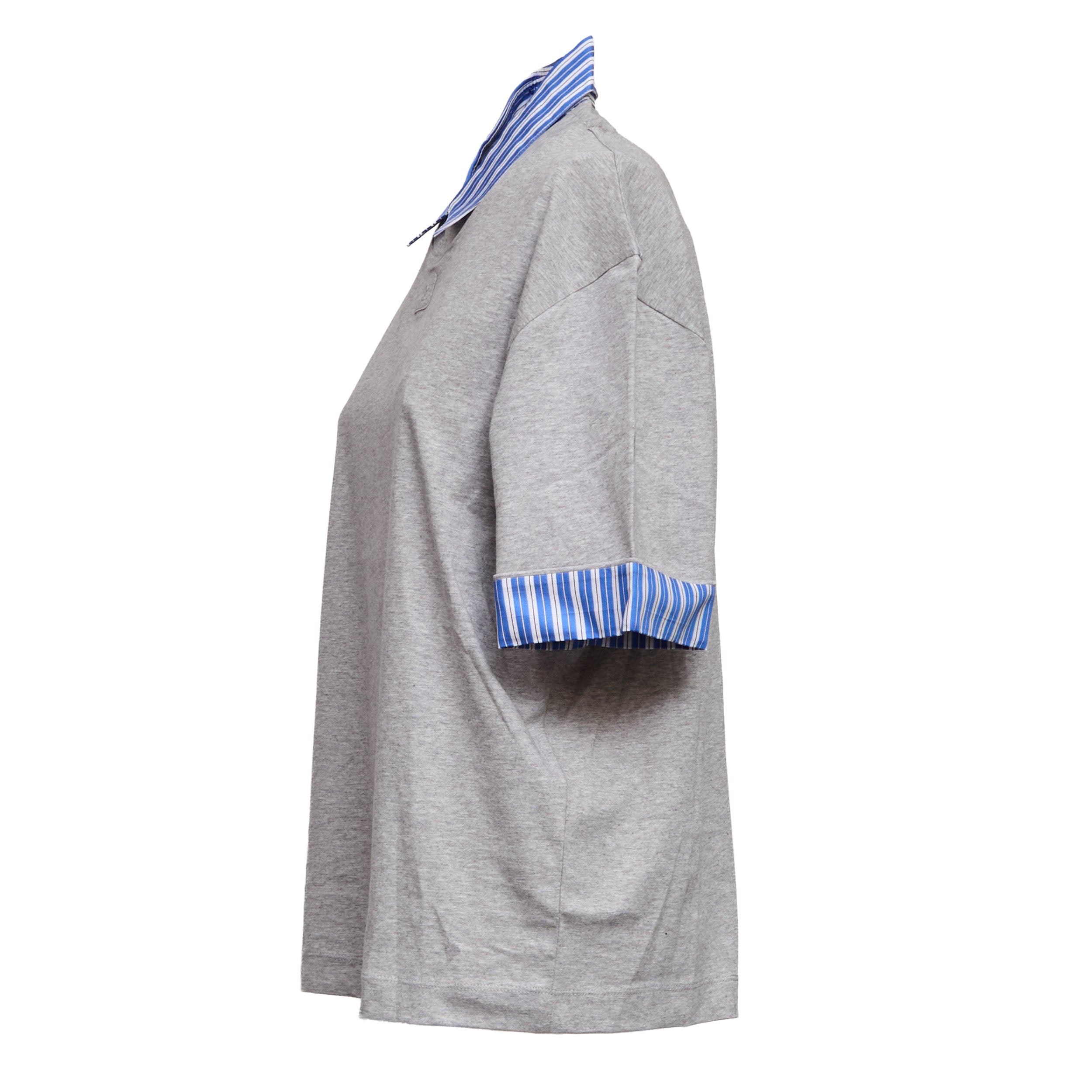 T-Shirt Con Dettagli In Cotrasto