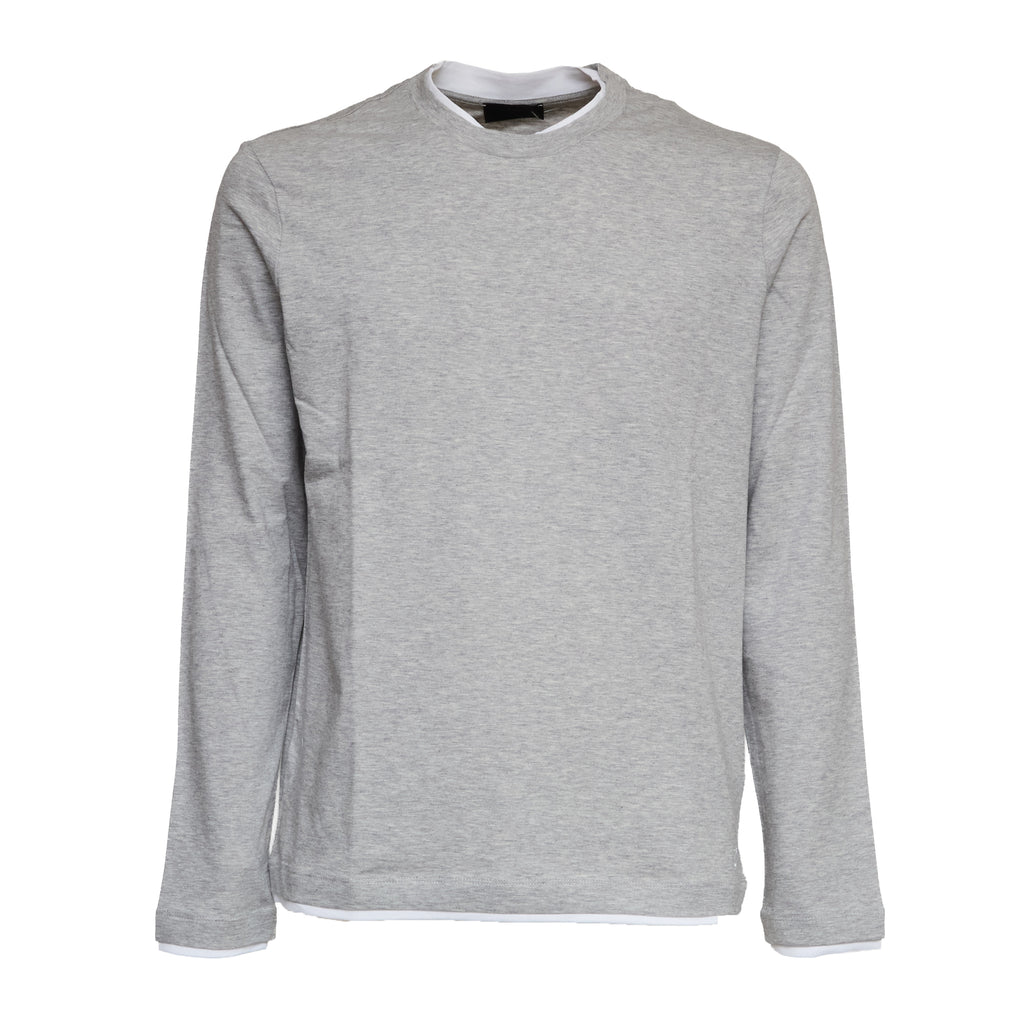 T-Shirt Manica Lunga In Jersey Basico
