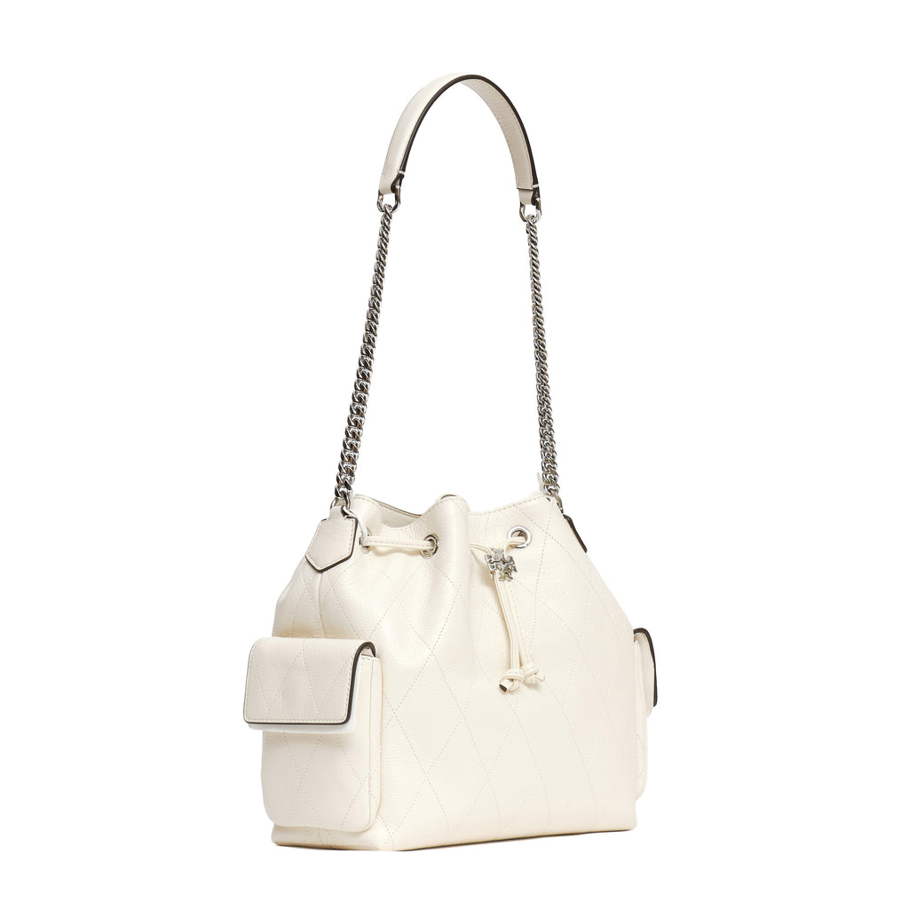 Charlie Quilted Drawstring Shoulder Bag