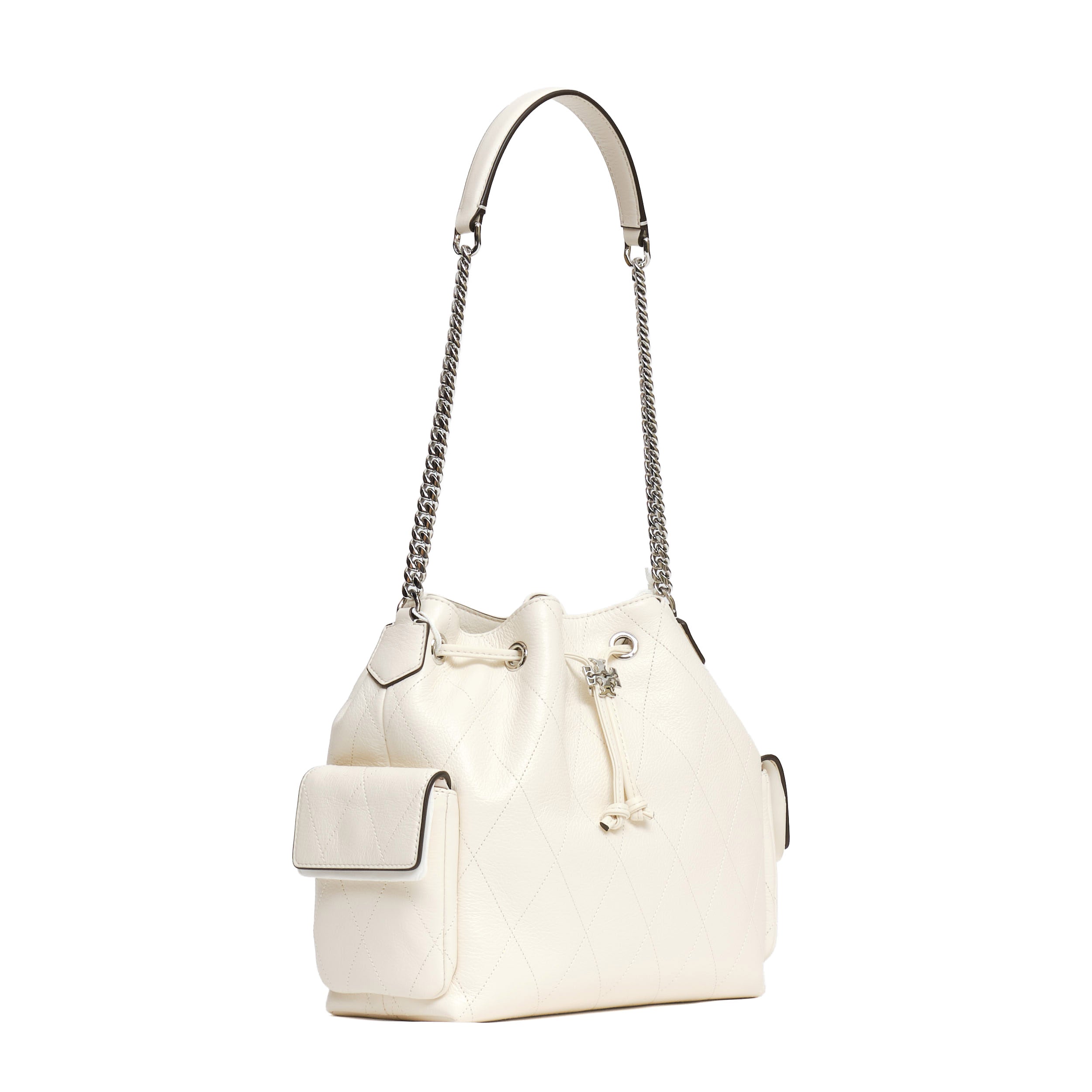 Charlie Quilted Drawstring Shoulder Bag