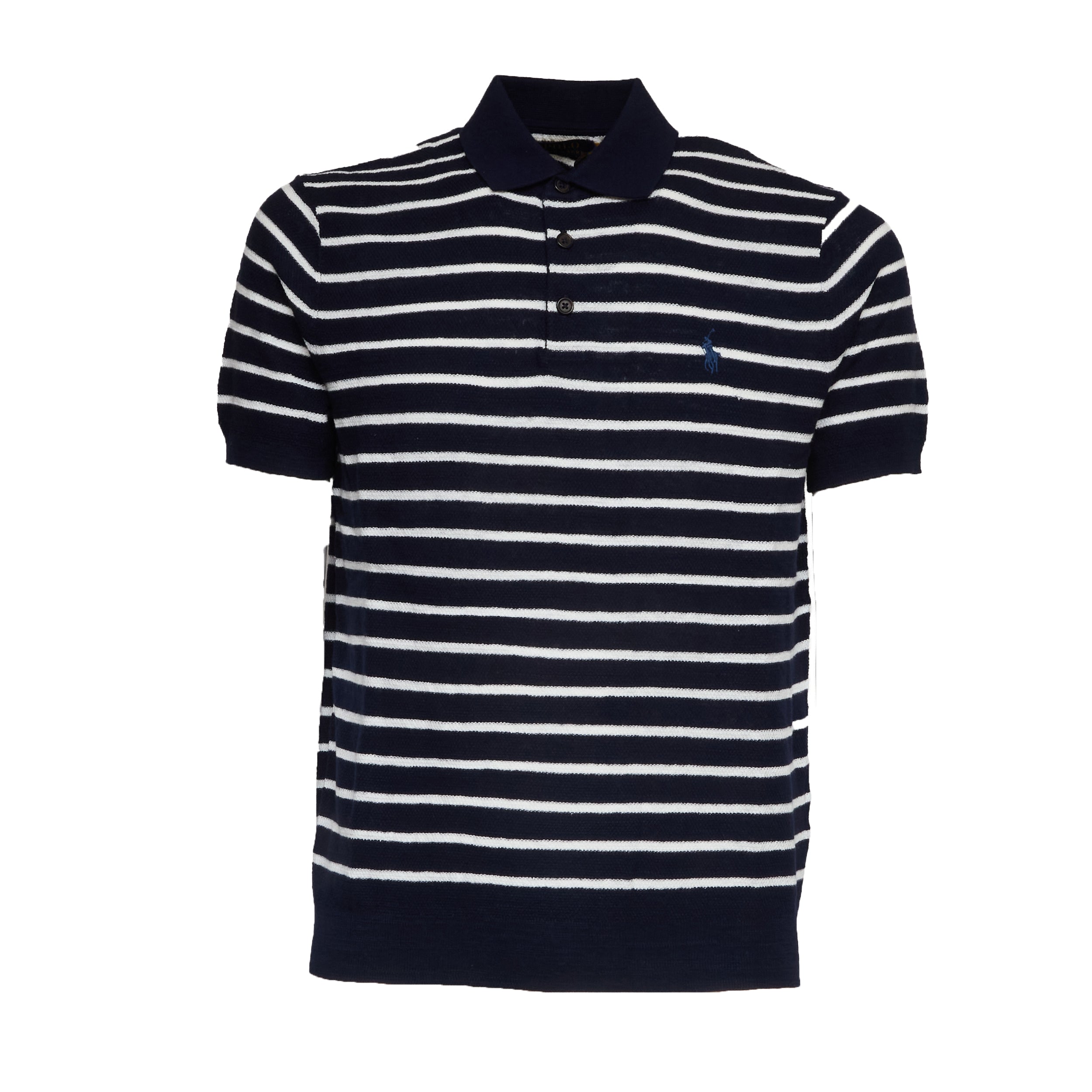 Maglia Polo A Righe Manica Corta