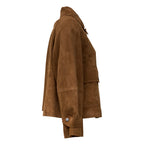 Giacca In Pelle Abito Thick Goat Suede