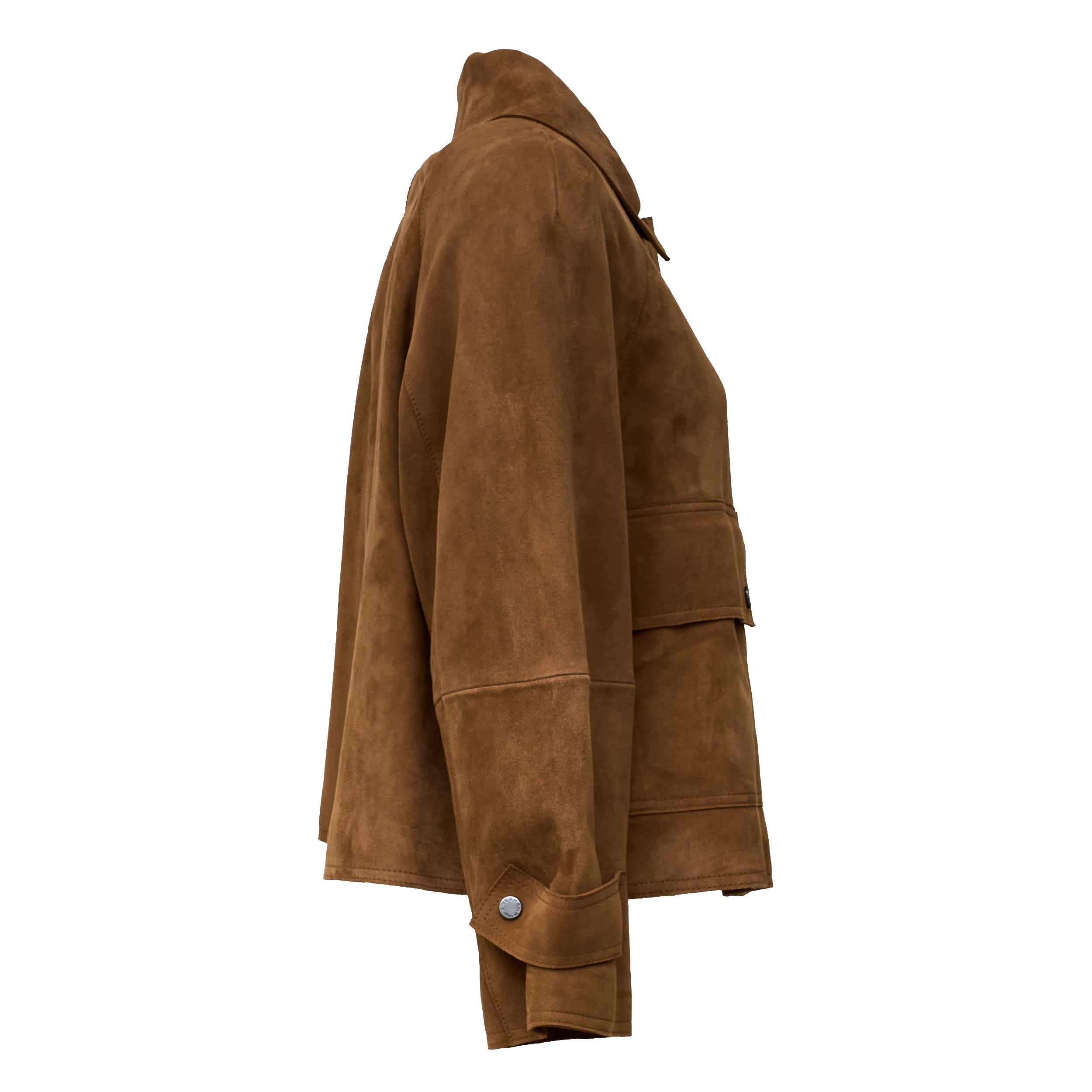 Giacca In Pelle Abito Thick Goat Suede