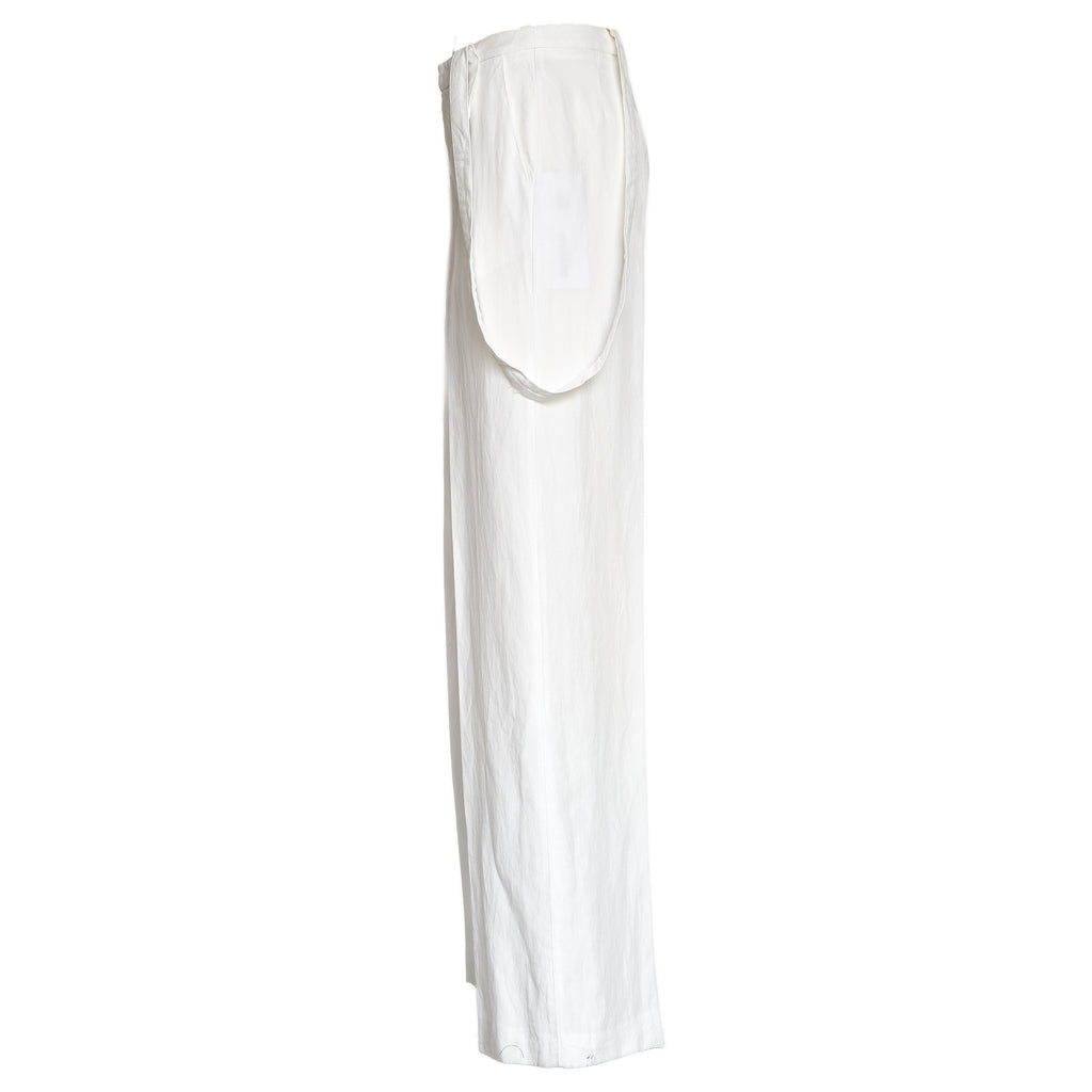 Pantaloni Tecla Wide Leg In Lino Lyocell