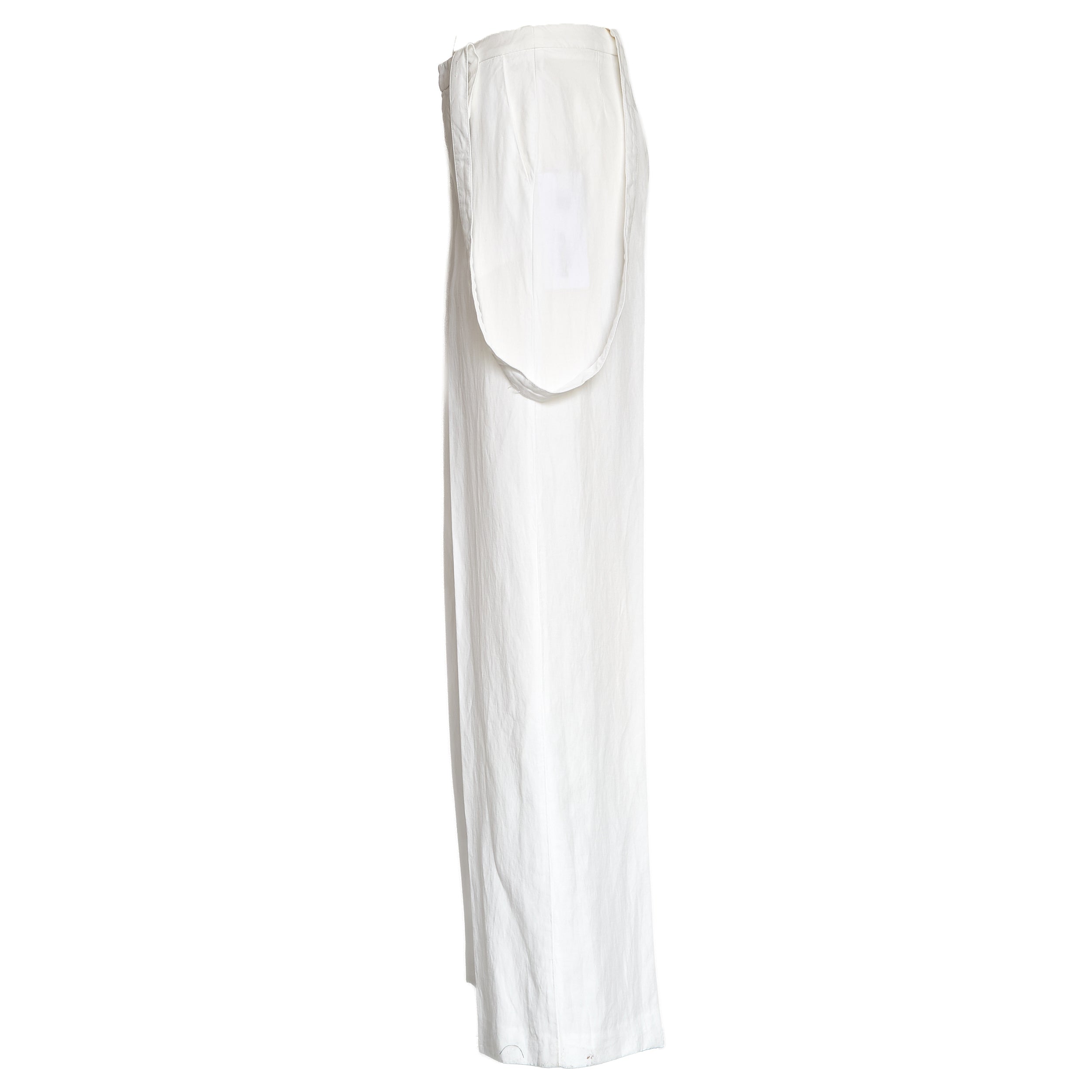 Pantaloni Tecla Wide Leg In Lino Lyocell
