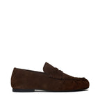 Aven Suede Brown Leather Loafers