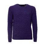 Cable-Knit Crewneck Pullover In Wool, Cashmere
