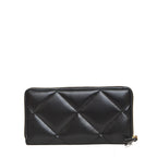 Kira Diamond Quilt Zip Continental Wallet