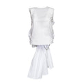Top Jelani Senza Maniche Con Fiocco