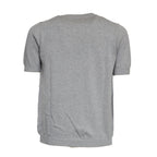 T-Shirt Americana Con Intarsio In Ciniglia