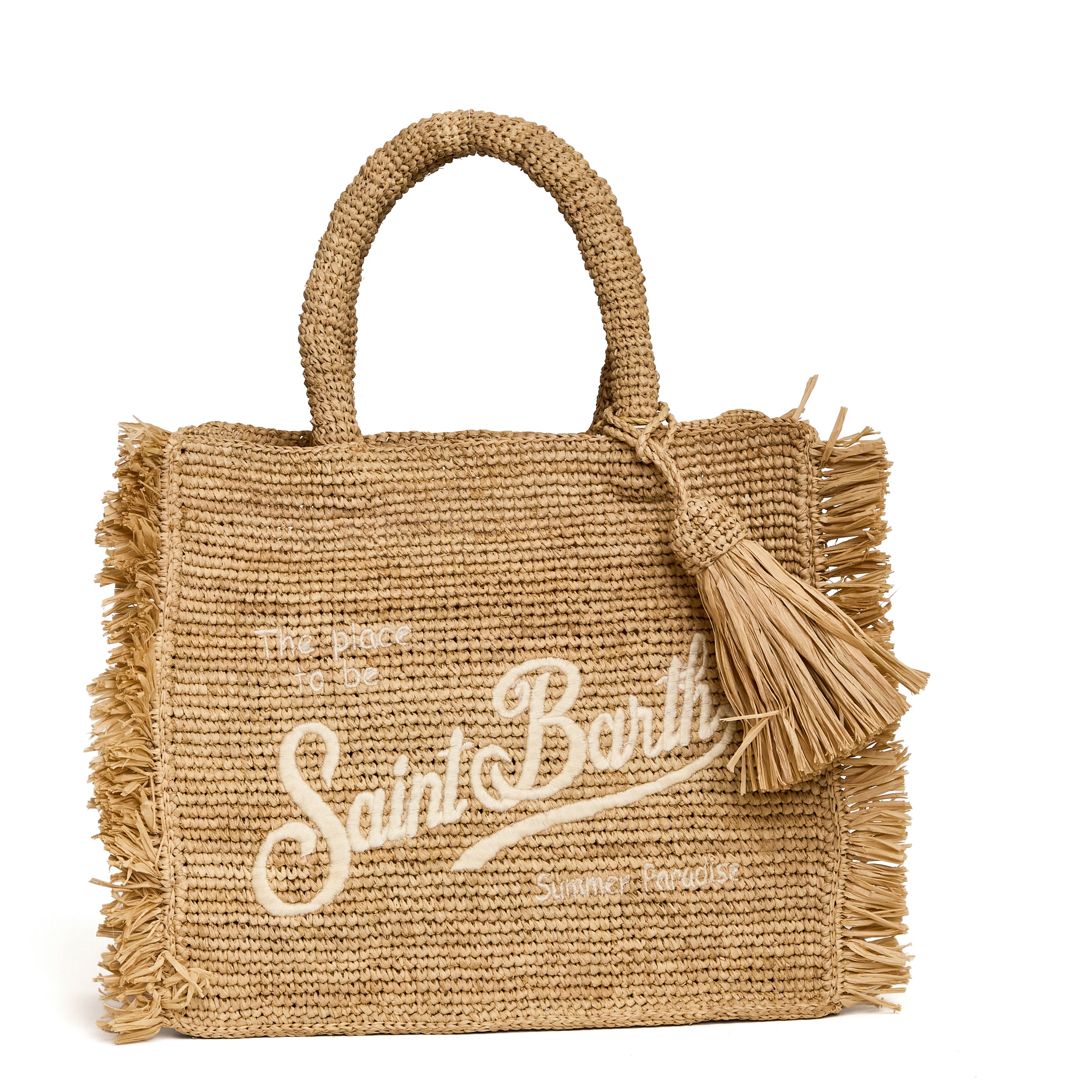 Borsa Colette Raffia Fringes
