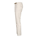 Pantaloni Lunghi In Cotone Satin Con Coulisse