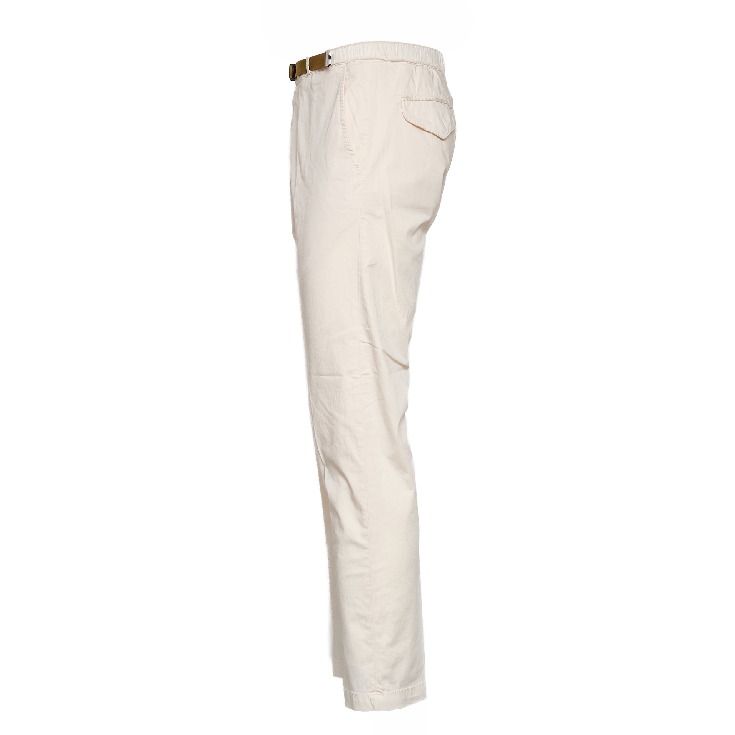 Pantaloni Lunghi In Cotone Satin Con Coulisse