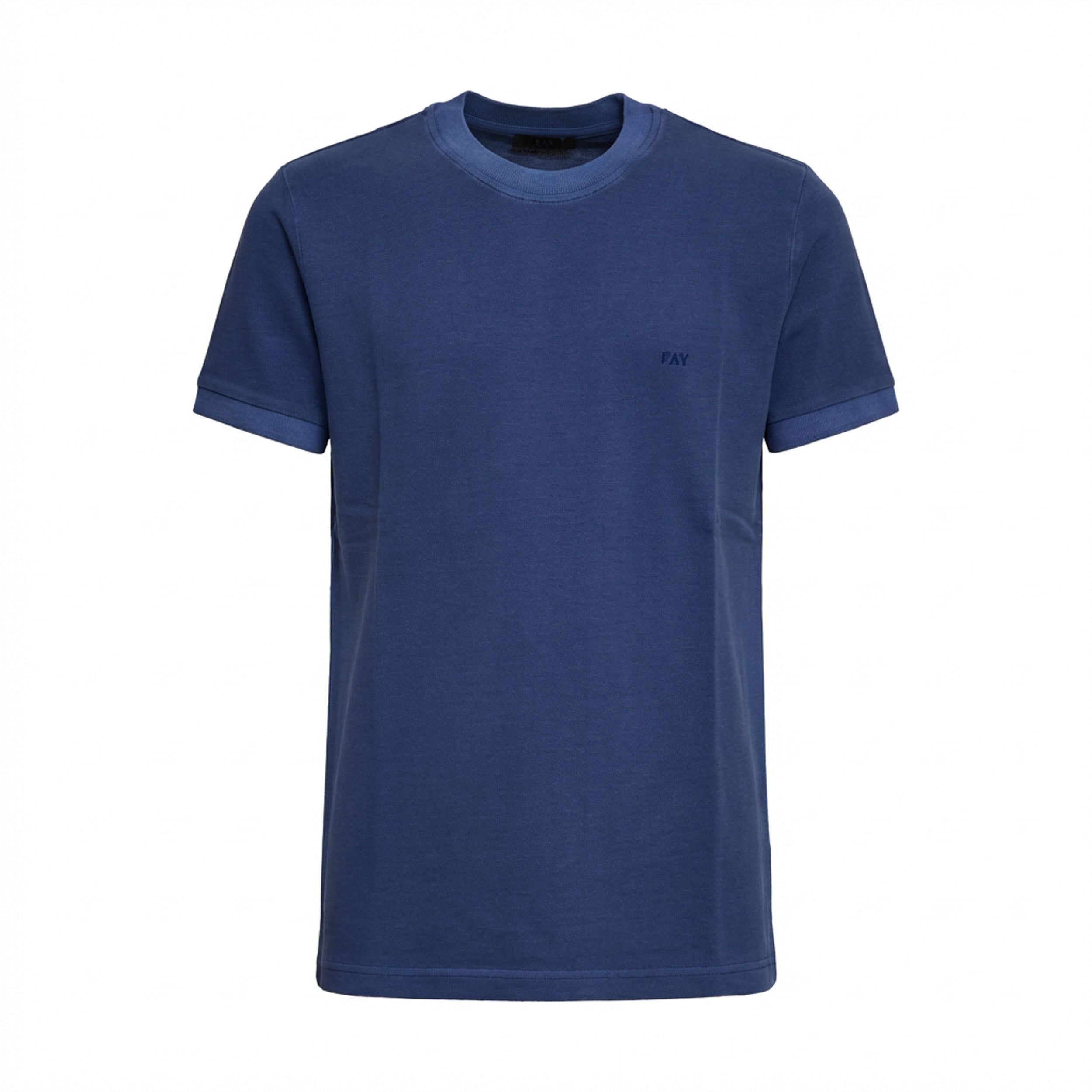 T-Shirt Piquet Tinta In Capo