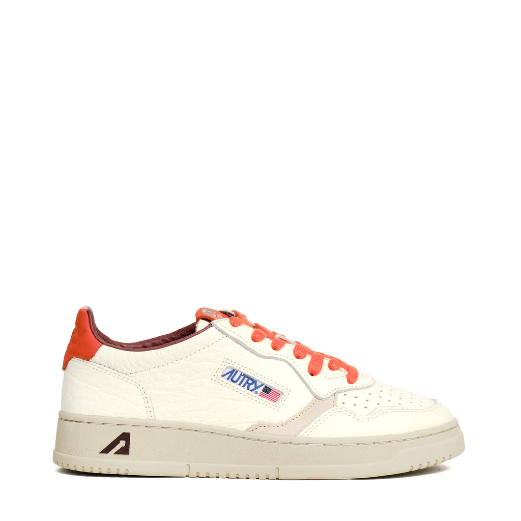 Sneakers Medalist Low In Pelle Nabuk Elephant Zucca, Sabbia
