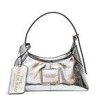 The Small Belted Sack Metallic Crinkle