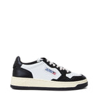 Sneakers Medalist Low Bicolor In Pelle Bianca, Nera