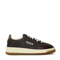 Sneakers Medalist Low In Suede, Stampa Cocco Mustang, Marrone