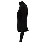 Mini Ribbed Merino Mock Neck