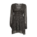 Loriena Crinkled Chiffon Dress