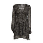 Loriena Crinkled Chiffon Dress