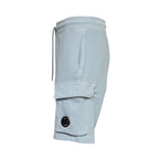 Cotton Diagonal Fleece Cargo Sweatshorts