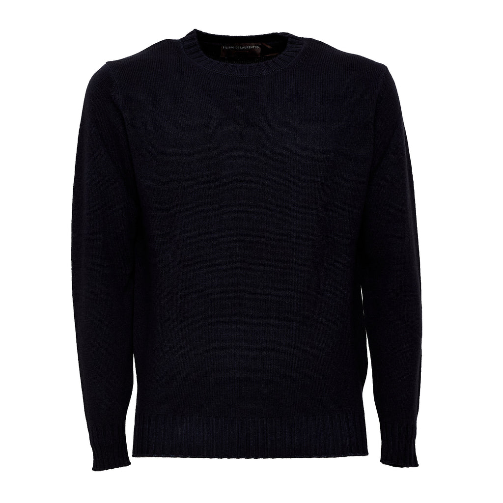 Maglia Girocollo In Lana, Cashmere