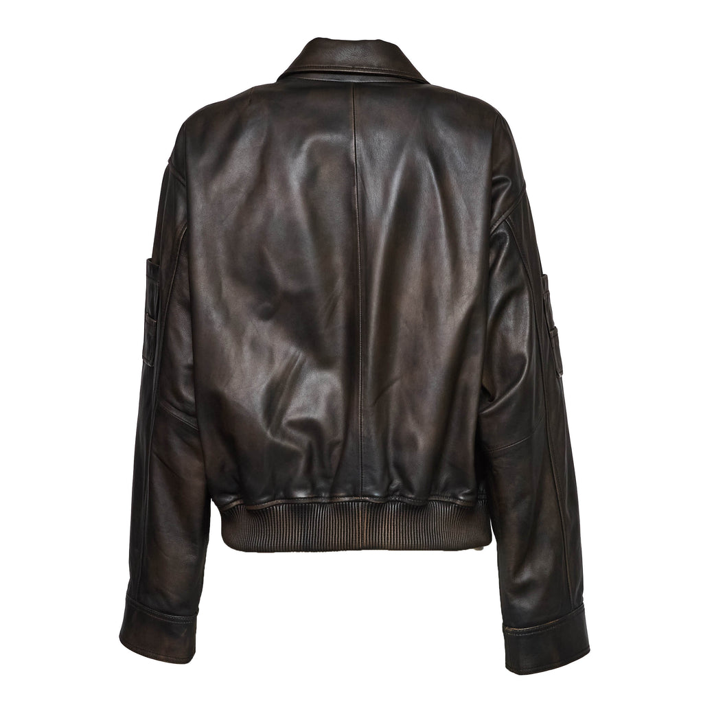Leather Bomber