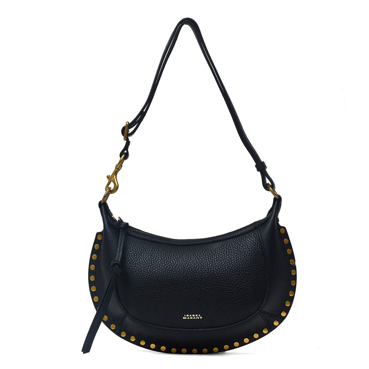 Oskan Moon Grain Leather Shoulder Bag