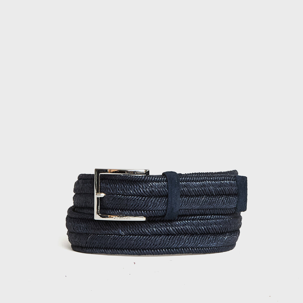 Cintura Elasticizzata Rope Elast In Lino