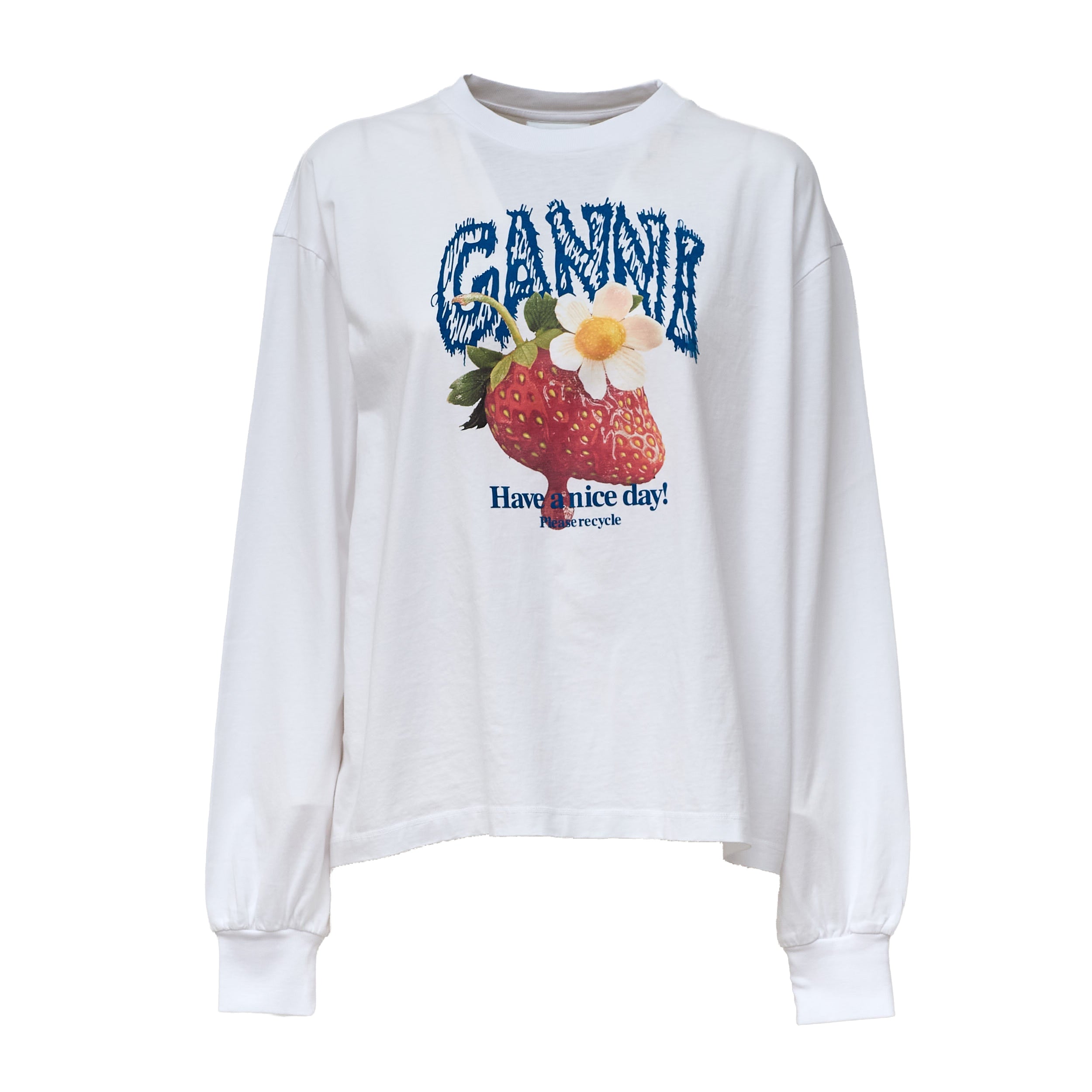 Basic Cotton Jersey Longsleeve Strawberry