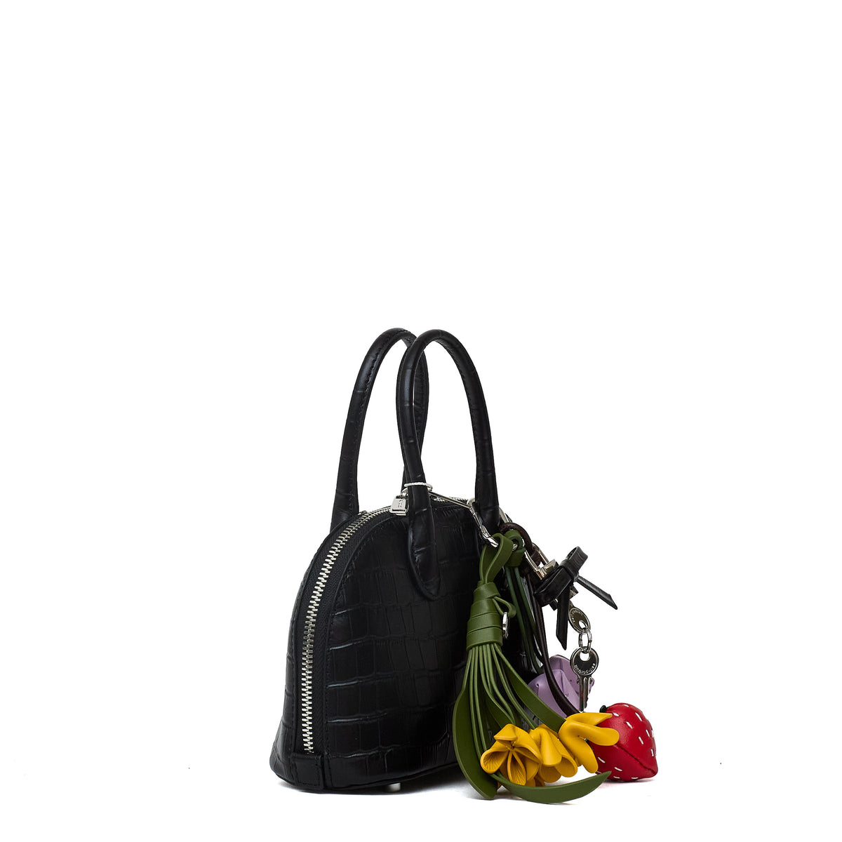 Croc Leather Toast Mini Bag