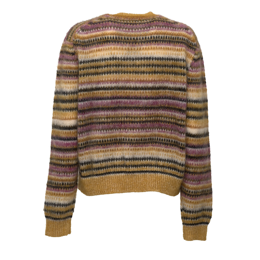 Morine Striped Brushed Pullover