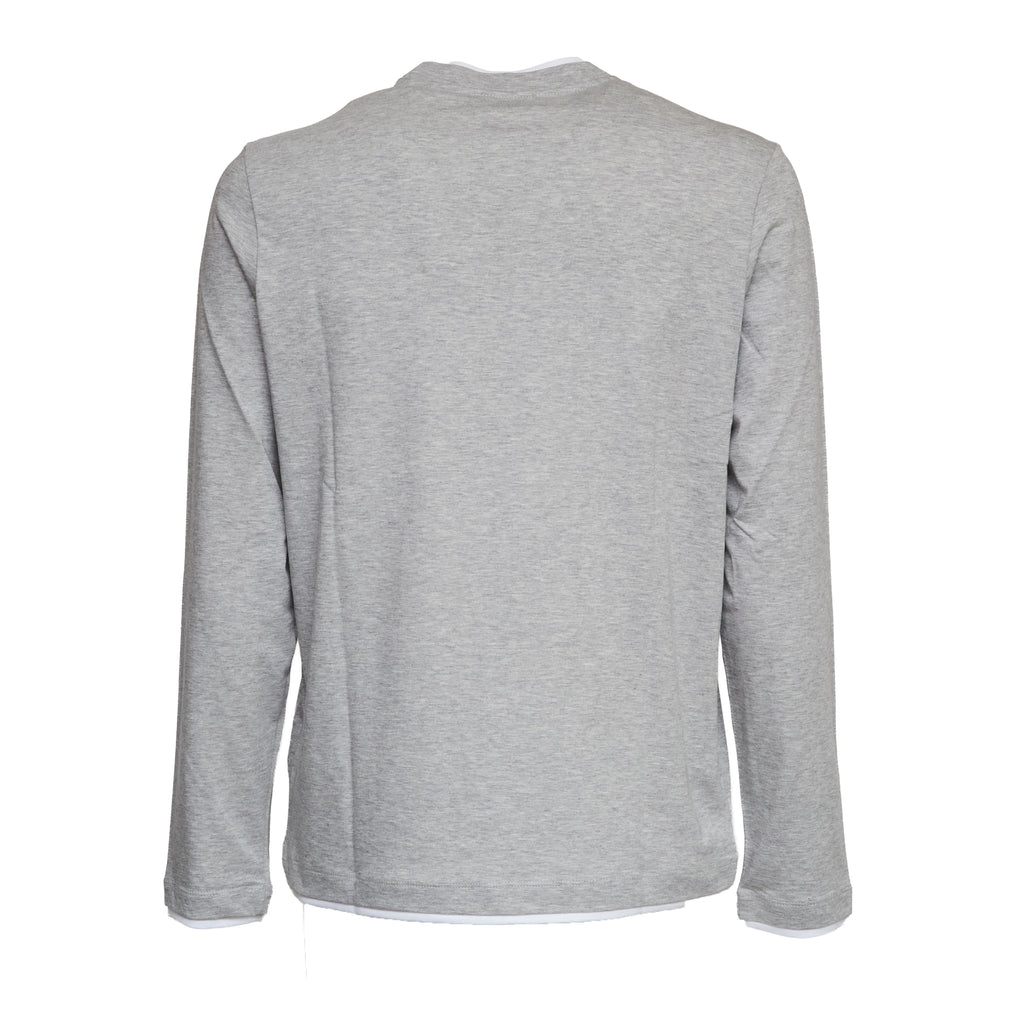T-Shirt Manica Lunga In Jersey Basico